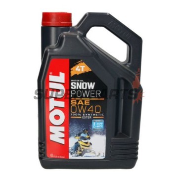 Λάδι κινητήρα -MOTUL- SNOWPOWER, 0W40, πλήρως συνθετικό + εστέρας, 4L