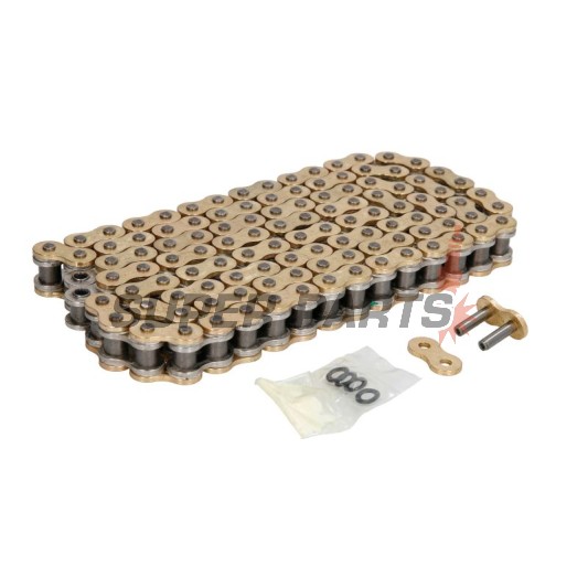 Αλυσίδα -JT- JTC530Z3GS112RL, μέγεθος 530, 112 κρίκοι, διπλό ενισχυμένη, χρυσή