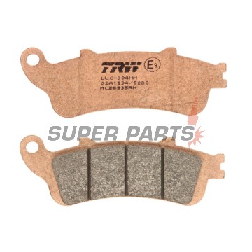 Τακάκια φρένων -TRW- MCB693SRM, sintered, Aprilia ETV/RS/RSV/SL/Tuono + Benelli TnT/Tornado/TreK + Ducati 748-1198/Monster/SS/ST2 + Honda FES/ST + Moto Guzzi Breva/Nevada/V7 + Rieju MRT/SMX/Tango (1997-2010)