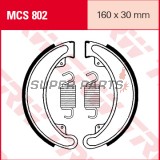 Σιαγόνες φρένων -TRW- MCS802, 160x30mm, Honda CB250/360/400 Four (1968-1979), TRX300 2x4/4x4 (1988-2000)
