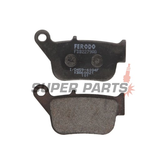 Τακάκια φρένων -FERODO- FDB2279AG, Yamaha YP X-Max 125R 2014-2016