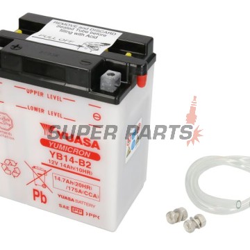 Μπαταρία -YUASA- YB14-B2, 15Ah 12V