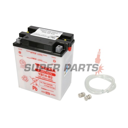 Μπαταρία -YUASA- YB14-B2, 15Ah 12V