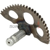 Άξονας μανιβέλας -RMS- Aprilia Scarabeo 100 2001-2005, Aprilia Scarabeo 50 2002-2006, Aprilia SR 50 2003-2012, Derbi Atlantis 50 2003-2009, Derbi Boulevard 50 2009, Derbi GP1 50 2006-2008, Gilera D.N.A 50 2000-2008