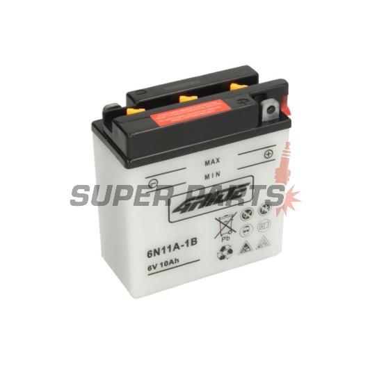 Μπαταρία -4 RIDE- 6N11A-1B 4RIDE, 11Ah 6V