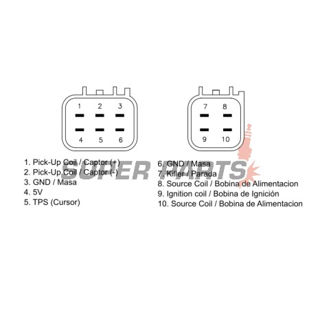 CDI -DZE- HONDA CRF 250 2004-2004