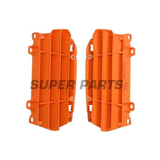 Προστατευτικά ψυγείου -POLISPORT- πορτοκαλί, KTM EXC, EXC-F, SX, SX-F 65-500 2023-2024