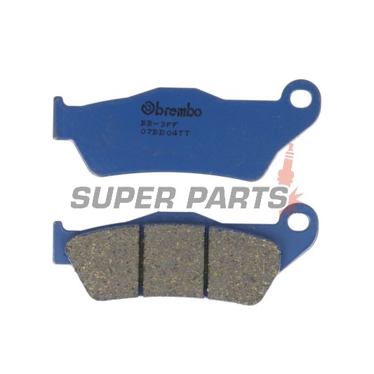 Τακάκια φρένων -BREMBO- 07BB04TT, Aprilia Pegaso & MX, Cagiva Elefant, Ducati Monster & Multistrada, Gas Gas EC, Gilera Nexus, Husaberg FE/FC, Husqvarna TE/WR/SM, KTM EXC/LC4/SX, MBK Doodo, Piaggio X9, Suzuki Burgman, Yamaha TT & Majesty