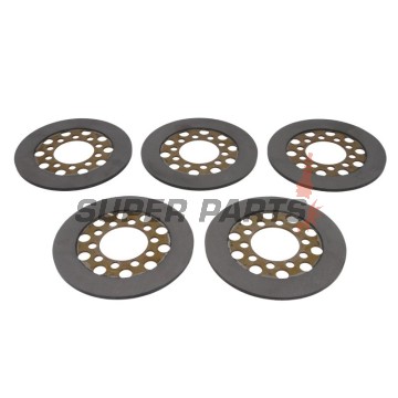 Σετ δίσκων συμπλέκτη -TRW- MCC800-5, Harley-Davidson FL/FLH Electra Glide 1200/1340 (1974-1983), FLT Tour Glide 1340 (1980-1983), FX Super Glide 1200/1340 (1974-1983), FXS Low Rider 1200/1340 (1977-1983), FXWG Wide Glide 1340 (1980-1983)