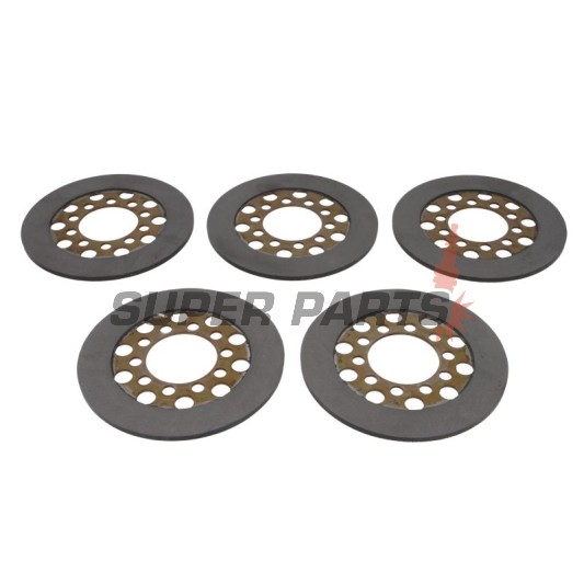 Σετ δίσκων συμπλέκτη -TRW- MCC800-5, Harley-Davidson FL/FLH Electra Glide 1200/1340 (1974-1983), FLT Tour Glide 1340 (1980-1983), FX Super Glide 1200/1340 (1974-1983), FXS Low Rider 1200/1340 (1977-1983), FXWG Wide Glide 1340 (1980-1983)