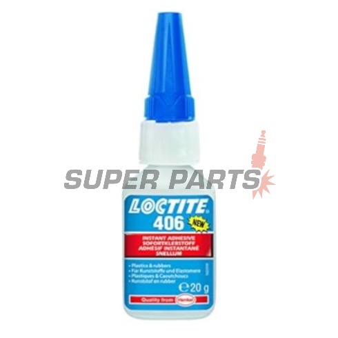 Κόλλα -LOCTITE- 406, στιγμιαία, για πλαστικό και ελαστικό, 50ml