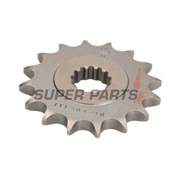 Μπροστινό γρανάζι -JT- JTF584,16, 16 δόντια, Yamaha FZR 1000 1989-1995, FZR 750 1989-1992, GTS 1000 1993-2000, YZF 1000 1996-2002, YZF-R6 600 1999-2010