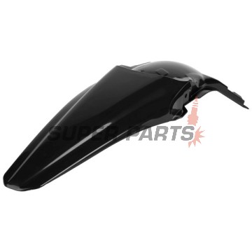 Πίσω φτερό/ουρά -POLISPORT- μαύρο, KAWASAKI KX 250 2013-2016