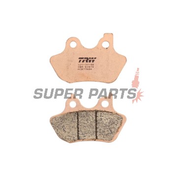 Τακάκια φρένων -TRW- MCB778SH, Harley Davidson FLHR Road King, FLHT Electra Glide, FLHX Street Glide, FLST Fat Boy/Softail, FLTR Road Glide, FXD Dyna, FXST Softail, VRSC V-Rod, XL Sportster - 883-1586cc, 1999-2007