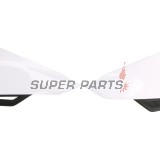 Πίσω πλαϊνά πλαστικά -POLISPORT- λευκά, HONDA CRF 250/450 2021-2023