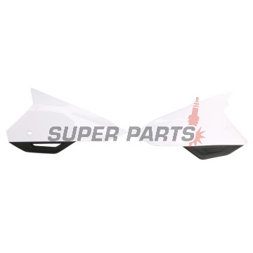 Πίσω πλαϊνά πλαστικά -POLISPORT- λευκά, HONDA CRF 250/450 2021-2023