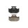 Τακάκια φρένων -FERODO- FDB659P, Kawasaki KX, Suzuki DR/RM, Yamaha TT/WR/YZ 125-650 1989-2002
