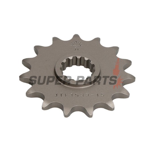 Μπροστινό γρανάζι -JT- JTF1539,15, 15 δόντια, Kawasaki EX 250 2008-2012, EX 300 2013-2017, Ninja 250 2008-2010, 2014-2015, Z 250 2015-2016, Z 300 2015-2018