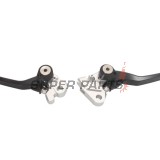 Σετ μανετών -ZAP TECHNIX- αναδιπλούμενα, μαύρα, Kawasaki KX250F/KX450F 2005-2012