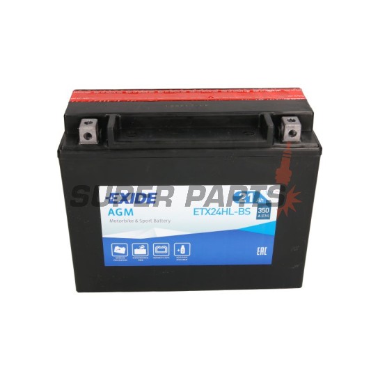 Μπαταρία -EXIDE- YTX24HL-BS, 21Ah 12V