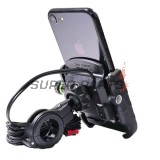 Βάση τηλεφώνου -4 RIDE- 62-90mm τηλέφωνο, με USB 3.0 φορτιστής, αντικραδασμικό, στήριξη για τιμόνι/καθρέφτης - universal