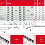 Τιμόνι -TRW- Suzuki M 800 Marauder 2005-2009, Suzuki VL 800LC Volusia 2001-2004, Suzuki VZ 800 Marauder 1997-2003, Yamaha XVS 1100 Drag Star/Classic 1999-2007