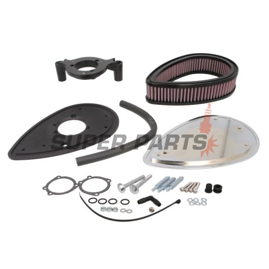 Φίλτρο αέρα -K&N- RK-3935, αγωνιστικός, Harley-Davidson Dyna/Softail/Touring — Road King, Electra Glide, Street Glide, Road Glide, Fat Boy, Heritage Softail, Softail Slim, Dyna Wide Glide/Street Bob/Fat Bob/Switchback 88/96/103 CI, 1999-2012