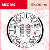 Σιαγόνες φρένων -TRW- MCS984, 110x25mm, Derbi Atlantis 50 2003-2007; Gilera Runner 50 1997-2004, Typhoon 125 1996-2000; Piaggio/Vespa ET2/ET4/LX/LXV/S/Zip/TPH/Typhoon 50-150 1994-2017