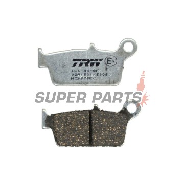 Τακάκια φρένων -TRW- MCB575EC, CPI Sahel 125, Gas Gas EC/FSE/FSR/MC/SM 125-515cc, Honda CR/CRM/XR 50-650cc, Kawasaki KDX/KLX/KX 125-500cc, Suzuki DR-Z/RM 125-400cc, Yamaha WR/YZ 125-426cc