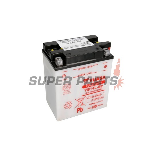Μπαταρία -YUASA- YB14L-B2, 15Ah 12V