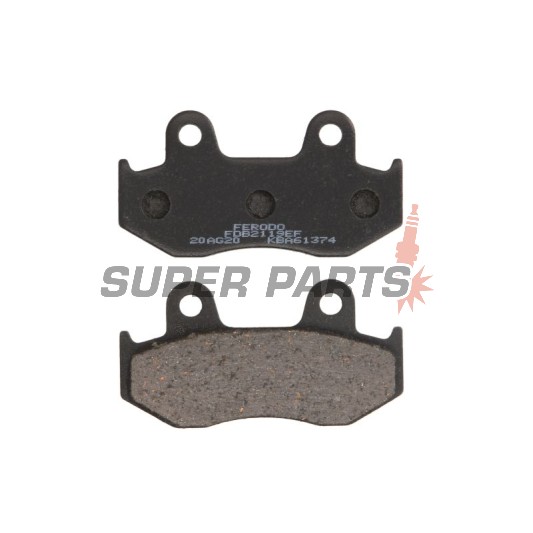 Τακάκια φρένων -FERODO- FDB2119EF, Honda CH125 Spacy, PS125i/150i, SES125/150 Dylan; Suzuki AN250/400 Burgman (1983-2013)