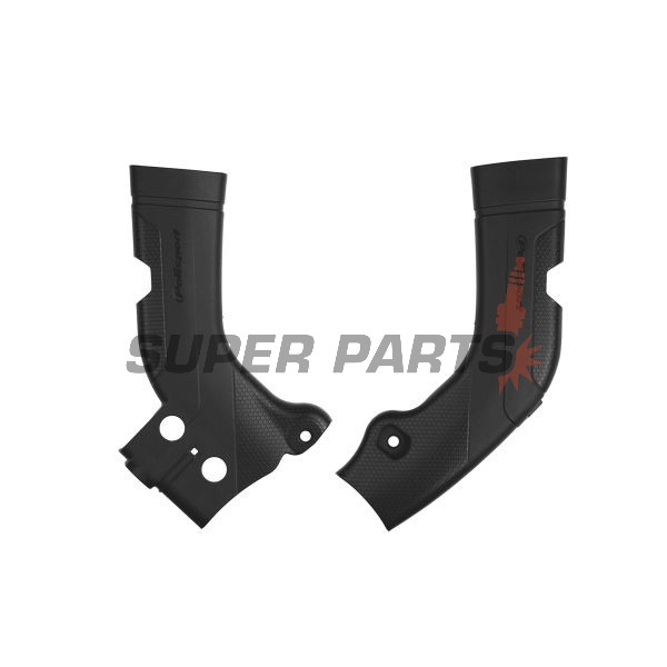 Προστατευτικά πλαισίου -POLISPORT- μαύρα, HONDA CRF 250/450 2019-2021