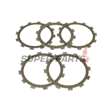 Σετ δίσκων συμπλέκτη -TRW- MCC409-5, Yamaha XV 125 Virago 1997-2001, Yamaha XV 250/Virago/250S 1989-2000, Yamaha XVS 250 Drag Star 2001-2004