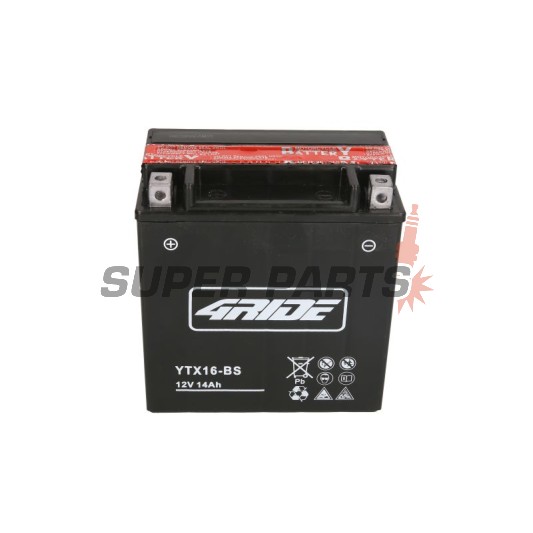 Μπαταρία -4 RIDE- YTX16-BS 4RIDE, 14Ah 12V