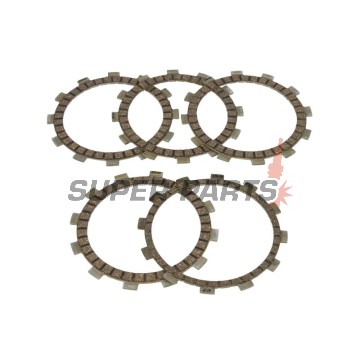 Σετ δίσκων συμπλέκτη -TRW- MCC330-5, Suzuki DR125SM (2008-2012), TS125ER (1979-1981)