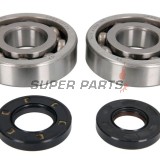 Σετ ρουλεμάν και τσιμουχών στροφάλου -HOT RODS- Kawasaki KX 250 (02-07)