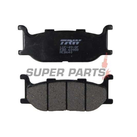 Τακάκια φρένων -TRW- MCB640, Yamaha Bolt/SCR 942-950, XJ Diversion 600/900, XJR 400, XP TMAX 500, XV/XVS Virago & Drag Star 535/650/750/950/1600, YP Majesty 400 (1992-2019)