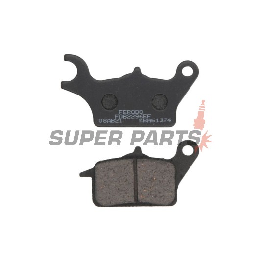 Τακάκια φρένων -FERODO- FDB2296EF, Yamaha MW Tricity 125 2014-2024
