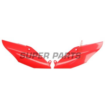 Πίσω πλαϊνά πλαστικά -POLISPORT- κόκκινα, HONDA CRF 250 2018-2021