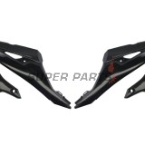 Μπροστινά πλαϊνά πλαστικά -POLISPORT- μαύρα, YAMAHA YZ 125/250 2022-2023