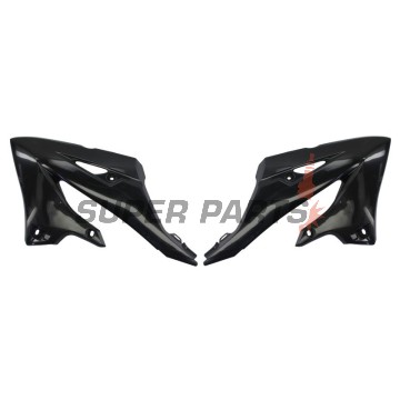 Μπροστινά πλαϊνά πλαστικά -POLISPORT- μαύρα, YAMAHA YZ 125/250 2022-2023