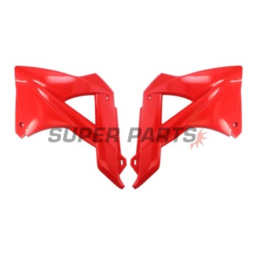 Μπροστινά πλαϊνά πλαστικά -POLISPORT- κόκκινα, GAS GAS EC 125-450 2010-2011