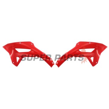 Μπροστινά πλαϊνά πλαστικά -POLISPORT- κόκκινα, HONDA CRF 450 2022-2023