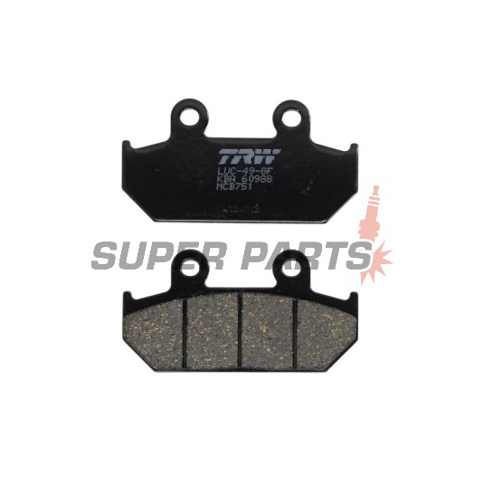 Τακάκια φρένων -TRW- MCB751, Suzuki Burgman 400/ABS (2008-2012), Suzuki Burgman 650/Executive (2002-2012)