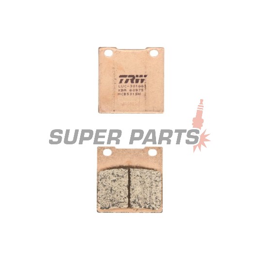 Τακάκια φρένων -TRW- MCB531SH, Kawasaki Z, ZR, ZRX, ZX, ZX-12R, ZX-7R, ZXR, ZZR 1979-2006; Suzuki GS, GSF, GSX, GSX-R, RF, RG, RGV, SV, TL, VX 1983-2011