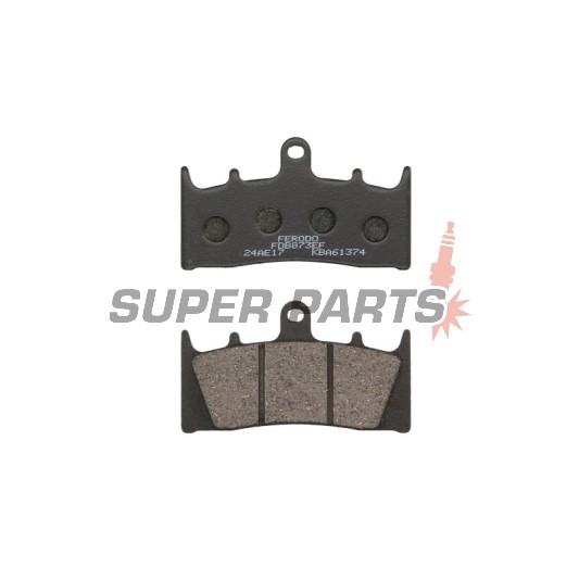 Τακάκια φρένων -FERODO- FDB873EF, Kawasaki Mean Streak/ZRX/Ninja ZX-12R/ZX-7R/ZX-9R, Suzuki Bandit 1200/Hayabusa/GSX-R 1000/TL1000R/Marauder 1996-2007