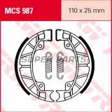 Σιαγόνες φρένων -TRW- MCS987, 110x25mm, Piaggio/Vespa Sfera 1 50 (1991-1994), Sfera 2 80 (1994-1996)