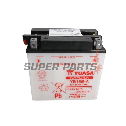 Μπαταρία -YUASA- YB16B-A, 17Ah 12V