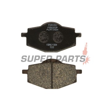 Τακάκια φρένων -FERODO- FDB383P, Beta Euro/Jonathan 350, Gilera RC 600, MBK Flame 125, Yamaha DT/Cygnus/XT/Tenere/YBR/YZ 50-660 1988-2007