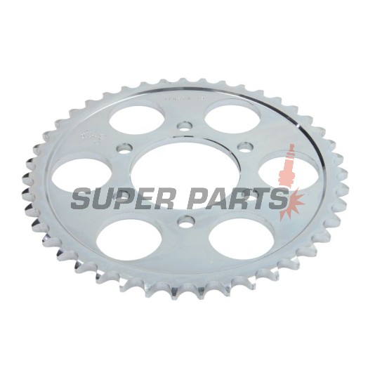Πίσω γρανάζι -JT- JTR816,43, 43 δόντια, ατσάλινο, Suzuki GSF 1200 1995-2005, GSX 1200 1999-2001, GSX 400 1981-1983, GSX 750 1980-1986, 1998-2003, GSX-R 1100 1995-1998, GSX-R 750 1990-1995, RF 900 1994-2000